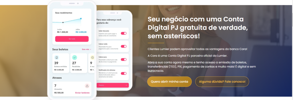 Banco para conta PJ